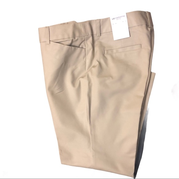 Liz Claiborne Tan Pants Sz 12P - Picture 1 of 8